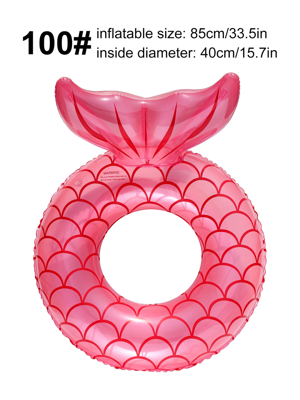 Inflatable Swimming Ring, Cute Pool Float Tube Decorations Swim Tubes Outdoor Pool Beach Water Floats Party Supplies Floaties
