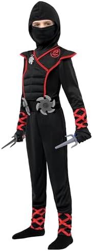 Halloween Ninja Costume, Ninja Outfit Set for Kids, Halloween Costumes for Boys Dress Up Party