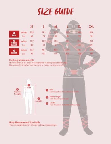 Halloween Ninja Costume, Ninja Outfit Set for Kids, Halloween Costumes for Boys Dress Up Party