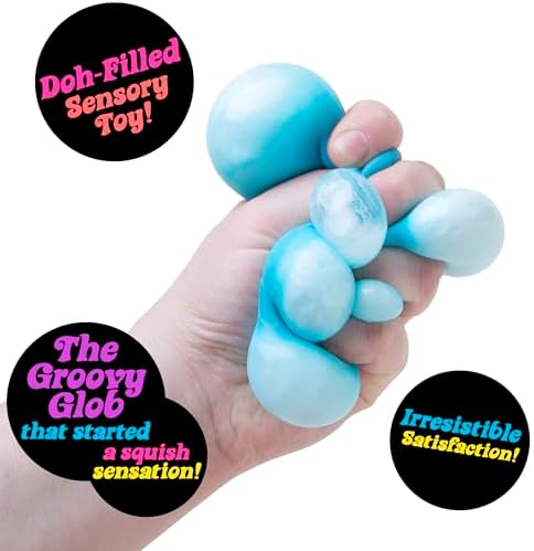 NeeDoh Original - Sensory Fidget Toy - Assorted Colors - Ages 3 to Adult , 1 Count ( Pack of 1)