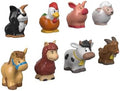 Fisher-Price Little People Toddler Toys Farm Animal Friends 8-Piece Figure Set for Pretend Play Ages 1+ Years