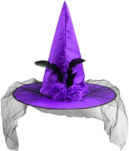 Halloween Witch Hat for Adults — Spooky Party Costume Accessory for Women, Halloween, Cosplay & Themed Events