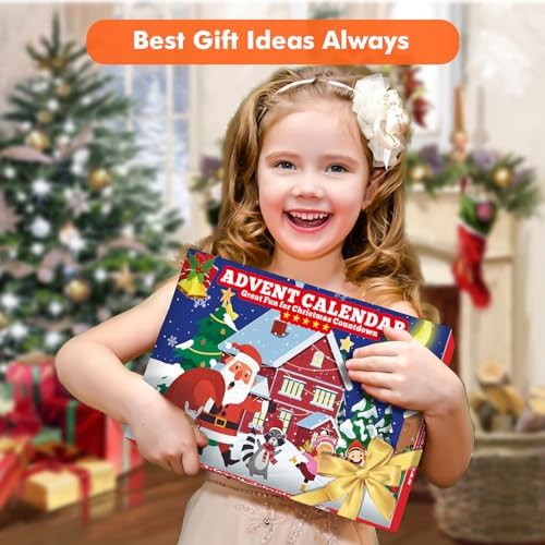 Christmas Squishies Advent Calendar 2025 Mochi Squishy Advent Calendar Christmas Countdown Calendar 24 Pieces Cute Mochi Squishy Toy - Party Favors Toys Xmas Gifts Advent Traditional Gifts Ideas