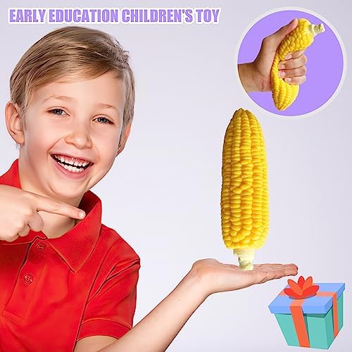 Corn Squishies Stress Relief Novelty Toy Soft Scented Simulation Corns Squeeze Toys Cute Birthday Gift for Kids (Corn)