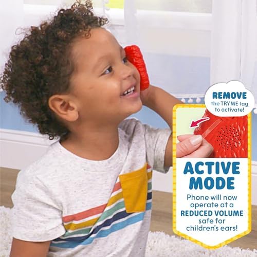 Learn with Elmo Pretend Play Phone, Learning and Education, Kids Toys for Ages 2 Up by Just Play