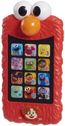 Learn with Elmo Pretend Play Phone, Learning and Education, Kids Toys for Ages 2 Up by Just Play