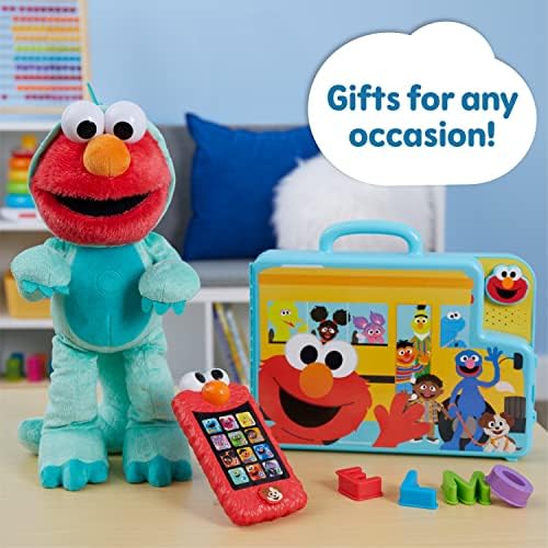Learn with Elmo Pretend Play Phone, Learning and Education, Kids Toys for Ages 2 Up by Just Play
