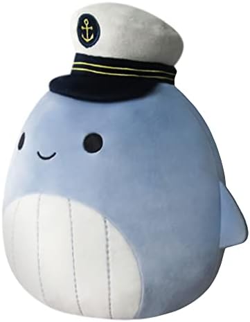 8-Inch Samir Blue Whale with Sailor Hat - Little Ultrasoft Official Kelly Toy Plush