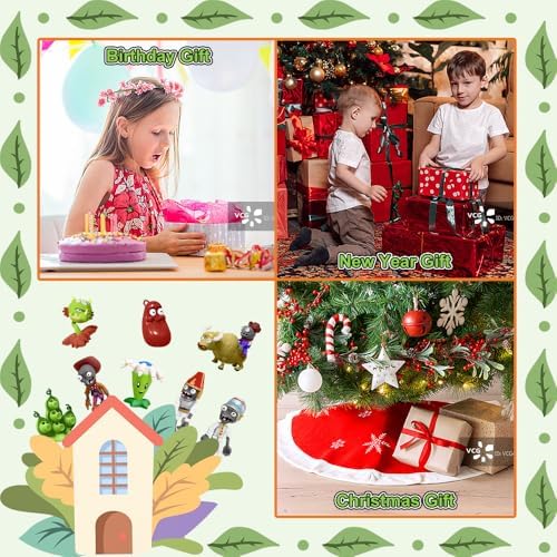 Action Figures Set, 10 Pieces Mini Figurines, Surprise Game Series PVC Toys for Kids and Fans, Ideal for Collection Party Supplies Cupcake Toppers