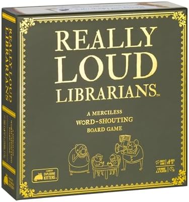 Really Loud Librarians 2+ Players - Ages 8+ - 20 Minutes to Play - Fast Paced Word Shouting Board Game - Party Game, Family Game Night, Kid and Adult Card Game