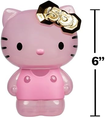 Hello Kitty and Friends 50th Anniversary Nesting Figures - Five Figures 6” to 2” Each with a Unique Finish - 5 Decades of Friendship - Officially Licensed Sanrio Product from