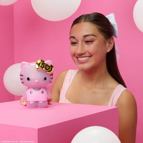 Hello Kitty and Friends 50th Anniversary Nesting Figures - Five Figures 6” to 2” Each with a Unique Finish - 5 Decades of Friendship - Officially Licensed Sanrio Product from