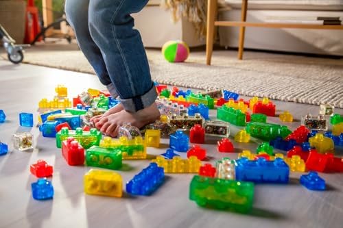Jelly Blox Creative Kit | Includes 20 Blocks | Toddler & Preschool Building Blocks Kids Can Squeeze, Stretch, Squish | MESH ACCREDITED | Safety Tested & Ouch-Free | Sensory Play Toy Ages 2+