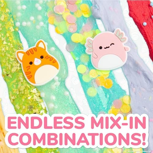 Ultimate Slime Mix'Ins, 10-Pack, Glitter & Cloud Slime, 8 Fun Add Ins, Pre-Made for Kids, Crunchy, Bulk, Great 6 Year Old Toys, Super Soft Sludge Toy