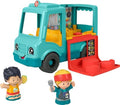 Little People Musical Toddler Toy Serve It Up Food Truck Vehicle with 2 Figures for Pretend Play Kids Ages 1+ Years