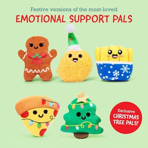 Emotional Support Plush Advent Calendar by Relatable for Kids or Teens, Contains 25 Mini Collectible Plushies Including Fries, Gingerbread, and Nugget Plush Toys, Stocking Stuffers for Kids