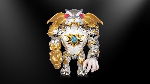 Apex Beast Tiger Collector Figure, 6.25" Tall, with Extreme Detailing, Premium Packaging, 13 Points of Articulation & Chomp Jaw - Styles May Vary