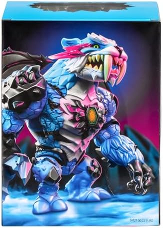 Apex Beast Tiger Collector Figure, 6.25" Tall, with Extreme Detailing, Premium Packaging, 13 Points of Articulation & Chomp Jaw - Styles May Vary