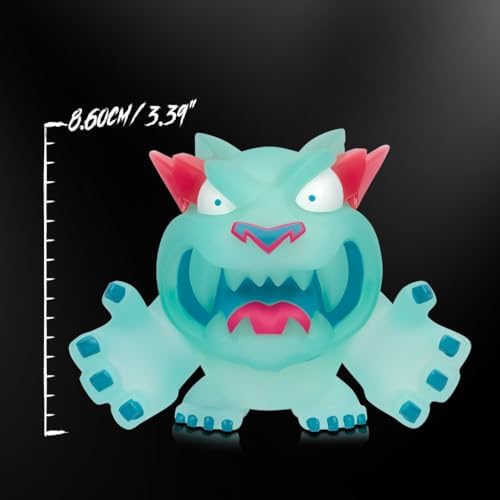 Collectible Vinyl Figures - Glow Panther - 3.5" Tall, Packaged in A Premium Display Box. 4 to Collect!
