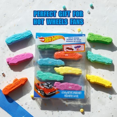 6 Piece Bath Bombs for Kids, Bubble Gum Scented, Bath Toys for Kids, Ages 3+, by Townley Girl
