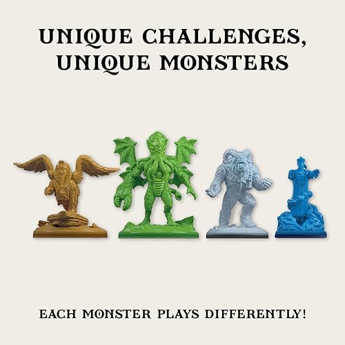 Horrified Games - World of Monsters - Strategy Board Game - Boost Critical Thinking & Teamwork - Cooperative Gameplay - Unique Monster Challenges - 1 to 5 Players - Adults & Kids 10+