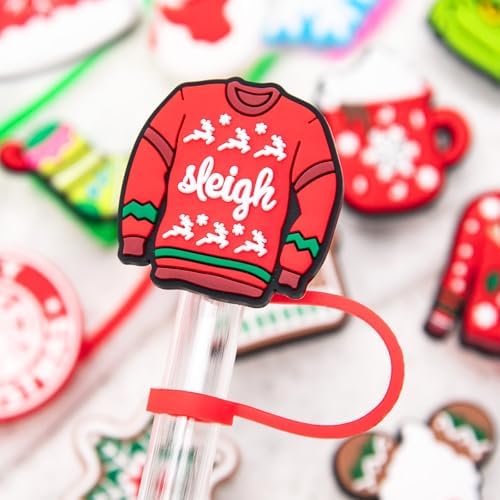 Advent Calendar 2025 - Christmas Countdown Calendars 24 Days of Surprises with 10mm Straw Toppers - Straw Cover Caps Funny Gifts for Cup 30Oz 40Oz Tumbler Kids Teens Boys Girls Adults