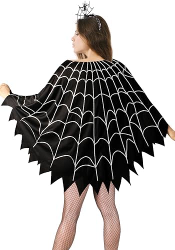 3 Pcs Spider Web Costume for Women,Easy Halloween Costume for Adults