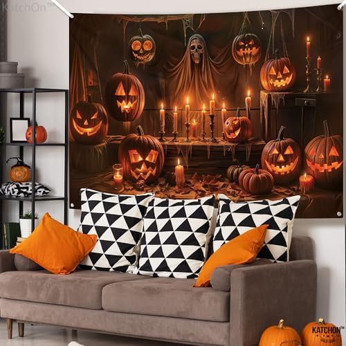 Spooky Halloween Backdrop 72x44 Inch | Halloween Party Decorations