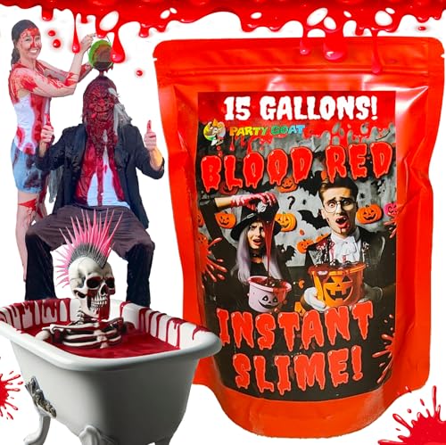 Fake Blood Powder, 15 Gallon Stage Blood Mix for Halloween Props