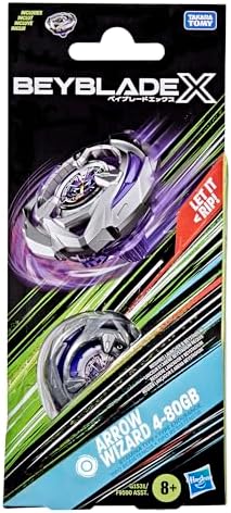Beyblade X Arrow Wizard 4-80GB Booster Pack Set with Stamina Type Top; Authentic Takara Tomy Battle Tops Games/Toys for Boys and Girls 8+