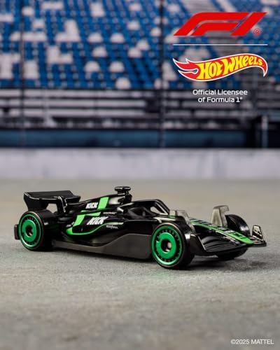 Toy Cars Formula 1 5-Pack, Set of 5 1:64 Scale Die-Cast Vehicles Featuring F1 Racing Team Decos, Collectible Race Cars