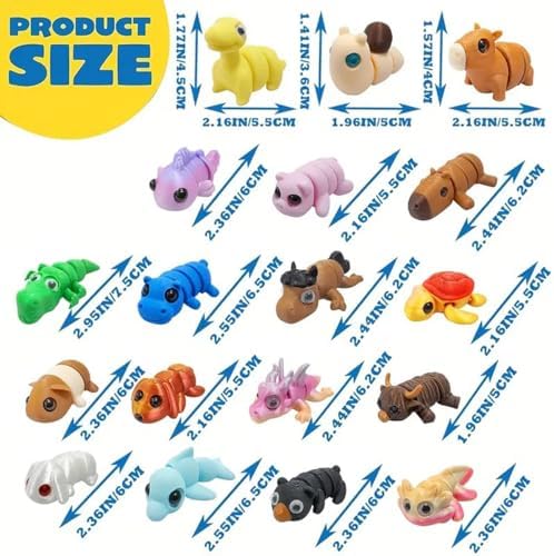2024 Christmas Advent Calendar with Mini 3D Print Animals Set Toys Inside Great for Kids Girls Boys Adults Christmas Stocking Stuffers Christmas Party Favors Gifts
