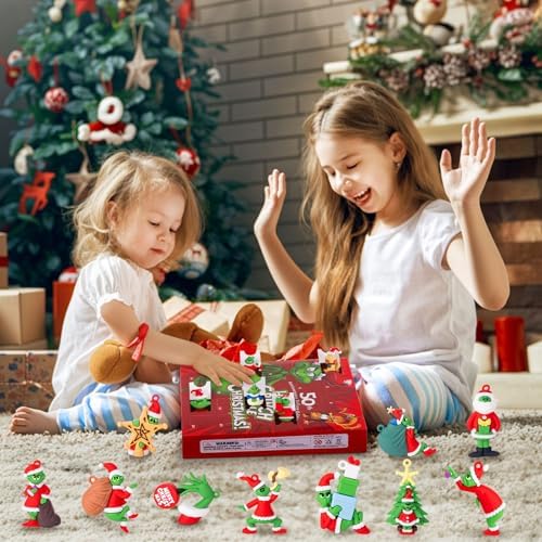 Christmas Advent Calendar 2025,Christmas Countdown Calendar,with 24 Collectible Advent Calendar for Kids Toddler Adult Teens Boy Girls,Xmas Vacation Gifts Idea