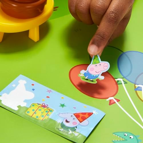 George's Party Advent Calendar with 24 Surprise Toys and Stickers Including 5 Figures, Preschool Toys for Girls and Boys 3 and Up
