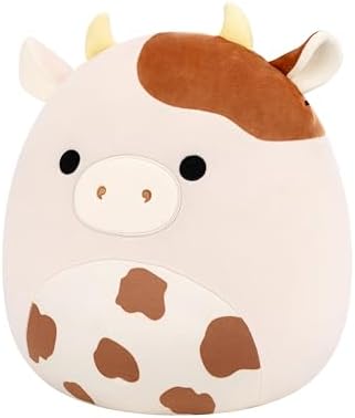 Original 14in Nightingale The Brown Cow with Spots – Official Jazwares Plush (Large)