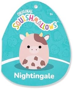 Original 14in Nightingale The Brown Cow with Spots – Official Jazwares Plush (Large)