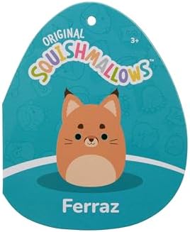 Original 12in Ferraz The Orange Caracal Cat – Official Jazwares Plush (Medium-Sized)