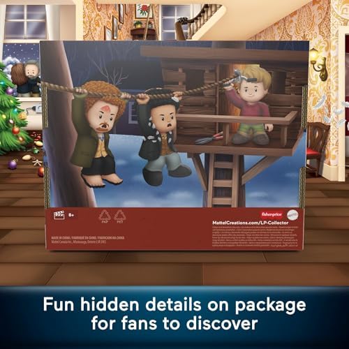 Collector Home Alone Special Edition Set for Movie Fans, 3 Character Figures in a Display Package