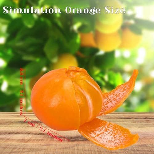 Tangerine Squishies Stress Relief Soft Scented Simulation Orange Fruit Squeeze Toys Cute Birthday Gift Novelty Toy for Kid Adult