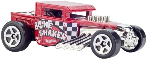 Toy Cars, 5-Pack of 1:64 Scale Toy Cars with Collectible Deco & Packaging, Core Mattel 80th Anniversary Set of 5 Vehicles