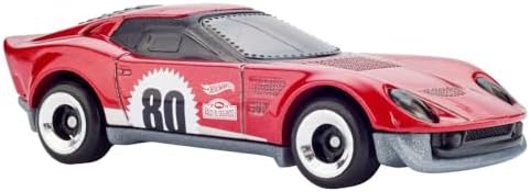 Toy Cars, 5-Pack of 1:64 Scale Toy Cars with Collectible Deco & Packaging, Core Mattel 80th Anniversary Set of 5 Vehicles