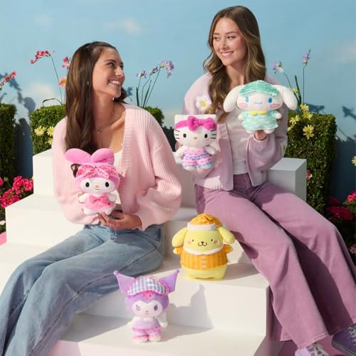 Hello Kitty® and Friends - 8-Inch Hello Kitty Pajama Party Plush - Officially Licensed Sanrio® Product from Ages 6+