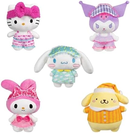 Hello Kitty® and Friends - 8-Inch Hello Kitty Pajama Party Plush - Officially Licensed Sanrio® Product from Ages 6+