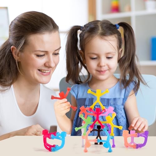 6Pcs Magnetic-People-Magnet-Men: Magnetic Travel Toys for Kids, Creative, Portable and Educational, Funny Magnets for Kids, Small Toys for Classroom Prizes, Easter Egg Stuffers, Office