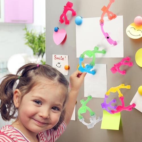 6Pcs Magnetic-People-Magnet-Men: Magnetic Travel Toys for Kids, Creative, Portable and Educational, Funny Magnets for Kids, Small Toys for Classroom Prizes, Easter Egg Stuffers, Office