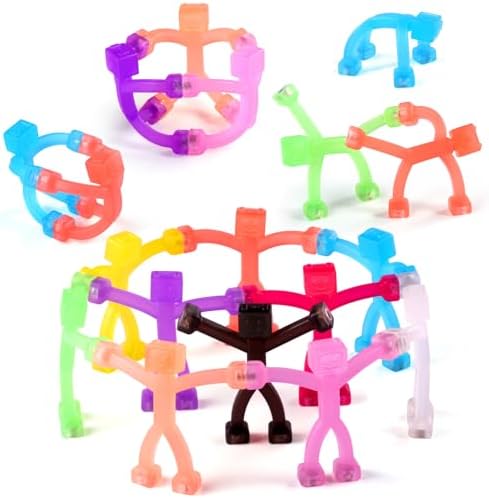 24 PCS Magnetic Travel Toys for Kids, Creative, Portable and Educational, Magnetic-People-Magnet-Men: Cute Robot & Funny Magnets, Small Fidget Toys for Classroom Prizes, Easter Egg Stuffers, Office