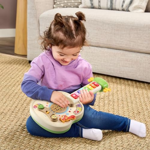Strum and Count Wooden Guitar, Musical Toddler Toy