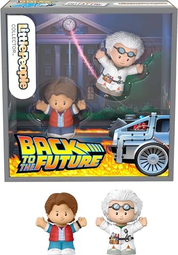 Back to The Future Special Edition Set for Movie Fans, 2 Figures in a Display Package