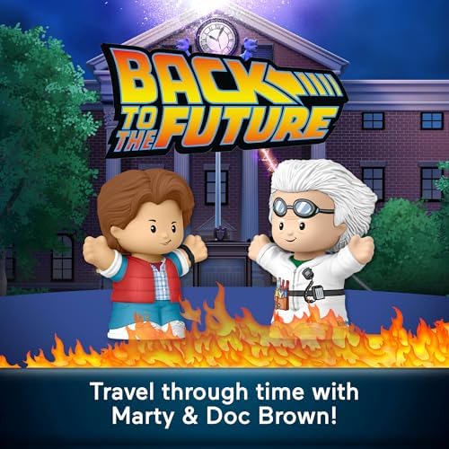 Back to The Future Special Edition Set for Movie Fans, 2 Figures in a Display Package