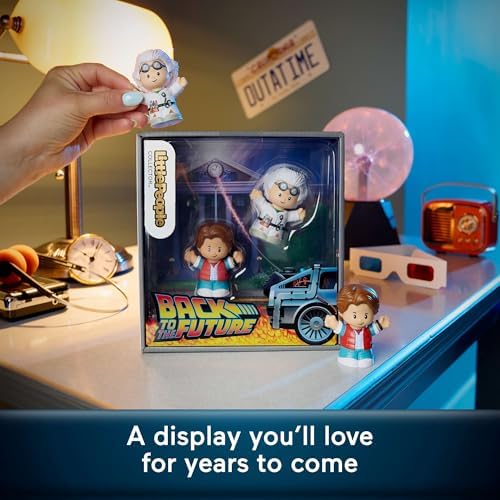 Back to The Future Special Edition Set for Movie Fans, 2 Figures in a Display Package